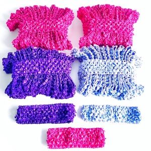 HUGE LOT Crochet Baby Headbands